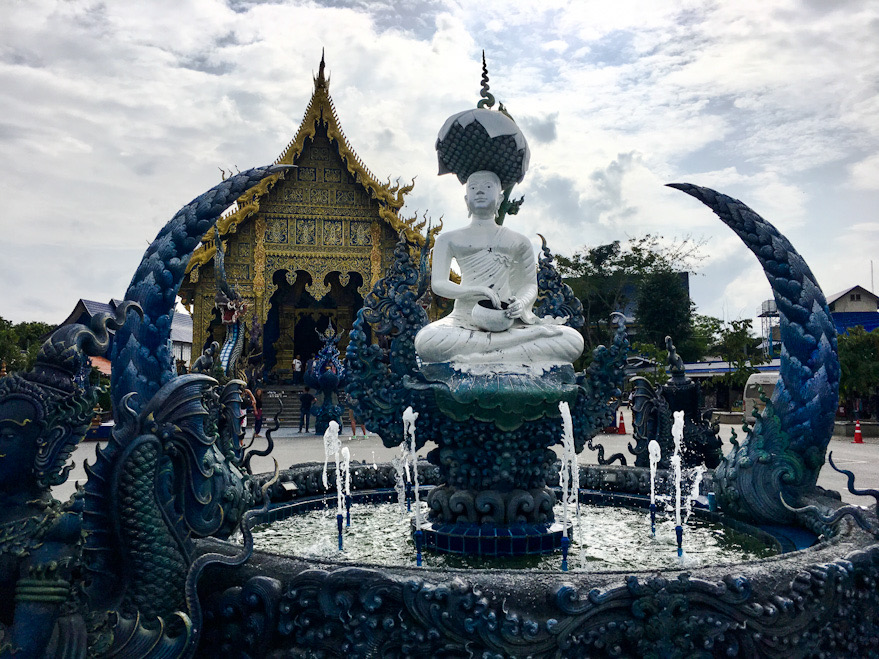 Tempio blu a Chiang Rai 